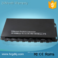 8 fiber port 2 RJ-45 single fiber scart to vga converter